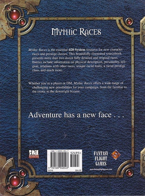 Dungeons & Dragons 3.0 - Legends & Lairs - Mythic Races (Genbrug)